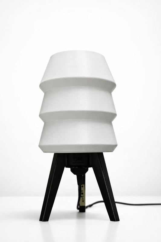 Qumrah Samarra 3D Printed Tripod Table Lamp