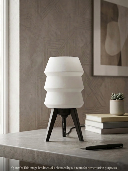Qumrah Samarra 3D Printed Tripod Table Lamp